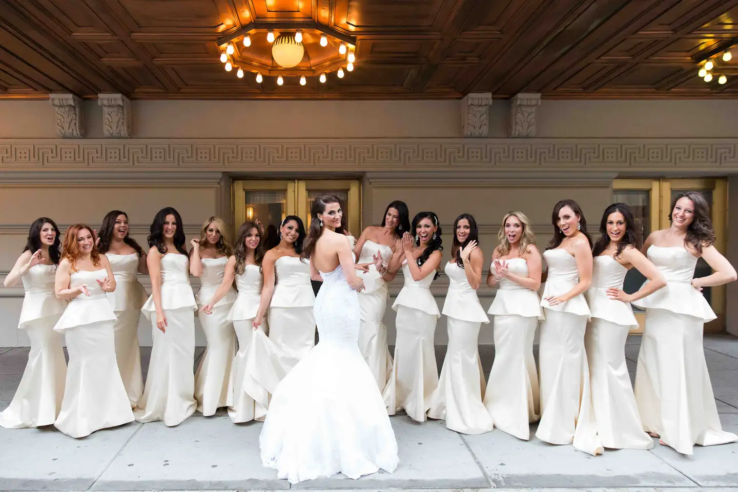 All white wedding bridesmaids dresses best sale